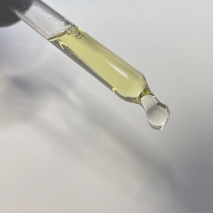 CBD Oil Dropper Endocannabinoid System Grey Background