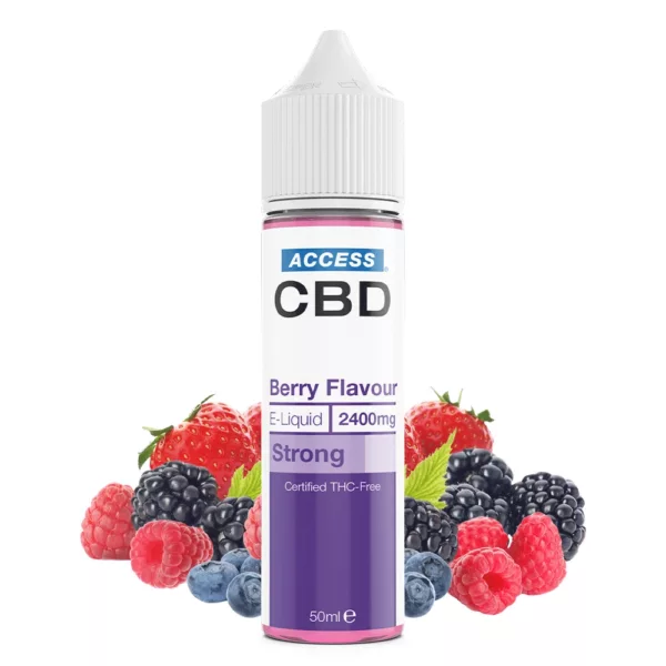 CBD Berry flavour CBD e-liquid vape juice & pod