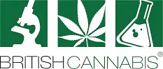 British Cannabis Logo Green White